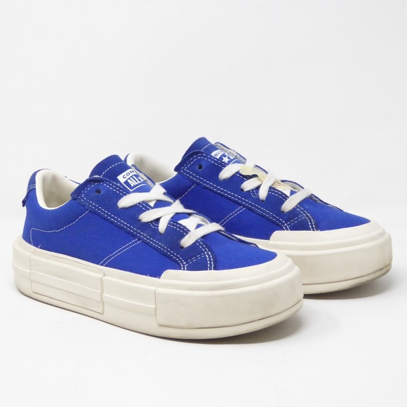 Converse Shoes - Converse All Star Cruise Ox Low Top Blue Platform Sneakers Mens 5.5 Womens 7